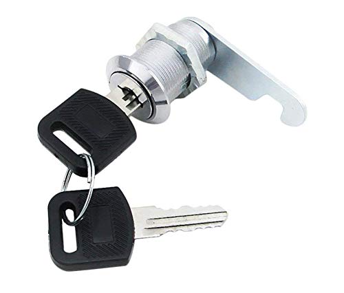 Kentop Cerradura cilíndrica para buzón y muebles, con 2 llaves Kentop Cerradura cilíndrica para buzón y muebles, con 2 llaves