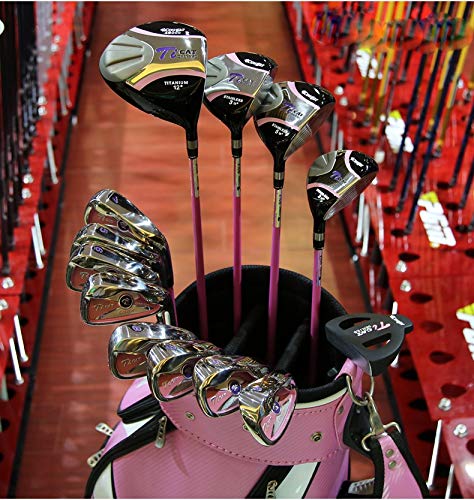 KESONGFAN Inicio DE Ejercicio YDYDMTM Cougar Club de Golf for Principiantes del Sistema Completo for la Mujer (Blanco Bolsa Rosa) (Color : White Pink) KESONGFAN Inicio DE Ejercicio YDYDMTM Cougar Club de Golf for Principiantes del Sistema Completo for la Mujer (Blanco Bolsa Rosa) (Color : White Pink)