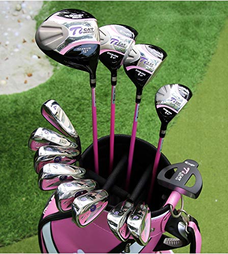 KESONGFAN Inicio DE Ejercicio YDYDMTM Cougar Club de Golf for Principiantes del Sistema Completo for la Mujer (Blanco Bolsa Rosa) (Color : White Pink) KESONGFAN Inicio DE Ejercicio YDYDMTM Cougar Club de Golf for Principiantes del Sistema Completo for la Mujer (Blanco Bolsa Rosa) (Color : White Pink)
