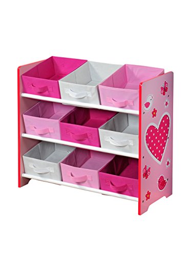 Kesper 17726 - Estantería Infantil, Color Rosa Kesper 17726 - Estantería Infantil, Color Rosa