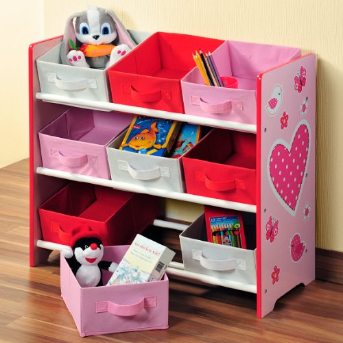Kesper 17726 - Estantería Infantil, Color Rosa Kesper 17726 - Estantería Infantil, Color Rosa