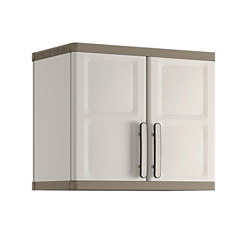 Keter Excellence Armario para Pared, Arena/Gris, 56.5 x 65 x 39 cm