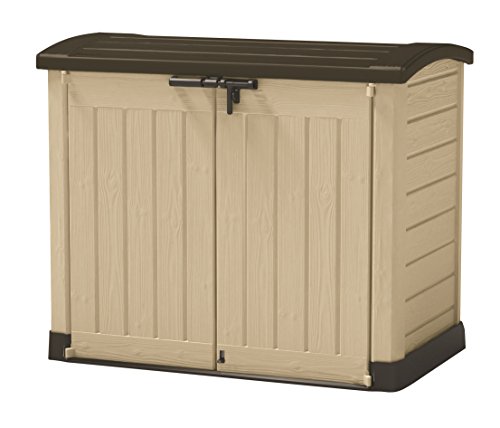 Keter Store It Arc - Cobertizo de Jardín Exterior, Capacidad 1200 litros, Color topo y beige Keter Store It Arc - Cobertizo de Jardín Exterior, Capacidad 1200 litros, Color topo y beige