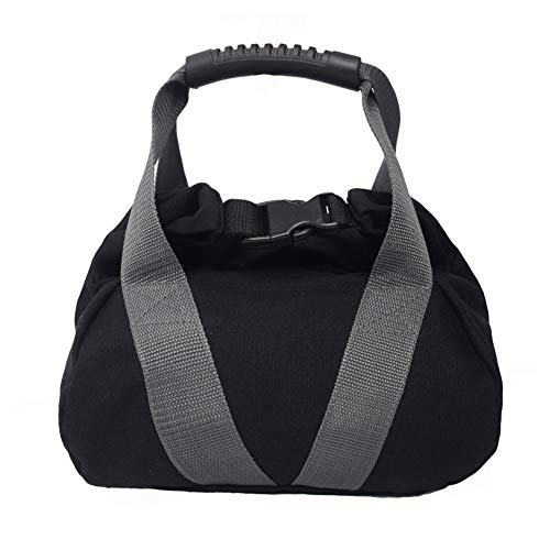 Kettlebell Ajustable Bolsa de Arena, Bolsa de Arena Suave Portátil de Kettlebell, para Pesas, Levantamiento de Pesas, Mancuernas, Gimnasio, Musculación, Entrenamiento de Yoga