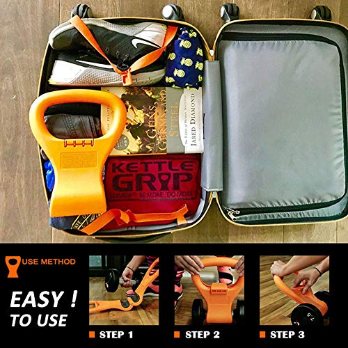 Kettlebell Grip Equipo de Entrenamiento portátil de Viaje con Peso Ajustable Equipo para Pesas de Gimnasio Bolsa, Crossfit WOD, Levantamiento de Pesas, Culturismo, Bajar de Peso Kettlebell Grip Equipo de Entrenamiento portátil de Viaje con Peso Ajustable Equipo para Pesas de Gimnasio Bolsa, Crossfit WOD, Levantamiento de Pesas, Culturismo, Bajar de Peso