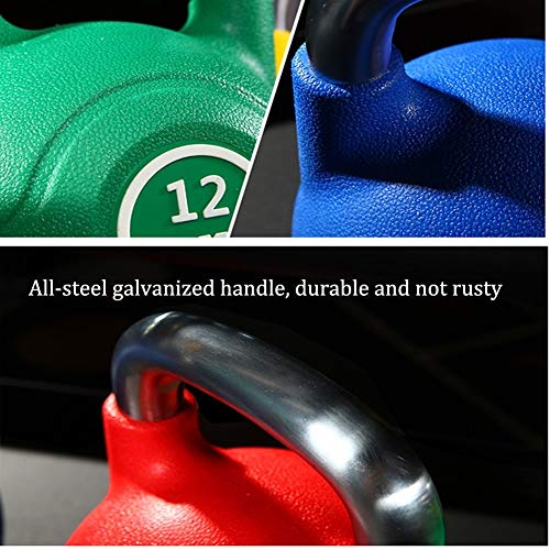 Kettlebell HAHA Color PU Competitiva Pesas Rusas, Manijas De Acero Plateado, Multifunción Equipo De La Aptitud, 21x27cm, 8 Kg, 12 Kg, 16 Kg, 20 Kg, 24 Kg (Size : 8kg) Kettlebell HAHA Color PU Competitiva Pesas Rusas, Manijas De Acero Plateado, Multifunción Equipo De La Aptitud, 21x27cm, 8 Kg, 12 Kg, 16 Kg, 20 Kg, 24 Kg (Size : 8kg)