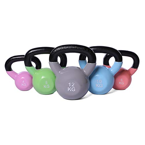 Kettlebell HAHA Moldeada De Color Hierro Pesas Rusas, Cómodas Asas De Entrenamiento Muscular, El Entrenamiento De Fuerza, 4 Kg, 6 Kg, 8 Kg, 10 Kg, 12 Kg, 14 Kg (Size : 14kg)