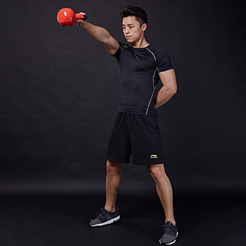 Kettlebell Oscilante Pesas Rusas de Hierro Fundido Ideal para Entrenamiento de Fuerza Mancuerna para Musculación 2KG 4KG 6KG Kettlebell Oscilante Pesas Rusas de Hierro Fundido Ideal para Entrenamiento de Fuerza Mancuerna para Musculación 2KG 4KG 6KG