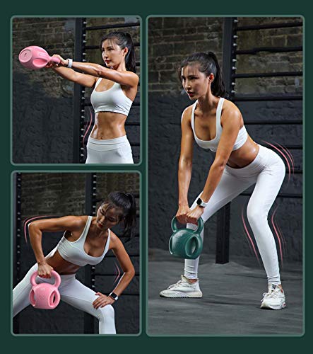 Kettlebell WXYZ Pint PP Shell Fitness Kettle Bell con Tres Asas cómodas, usadas para el Entrenamiento de Fuerza para Hombres y Mujeres, Entrenamiento del Brazo para Perder Peso 2.5kg, 5kg, 7.5kg