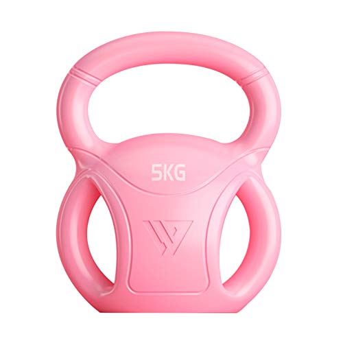 Kettlebell WXYZ Pint PP Shell Fitness Kettle Bell con Tres Asas cómodas, usadas para el Entrenamiento de Fuerza para Hombres y Mujeres, Entrenamiento del Brazo para Perder Peso 2.5kg, 5kg, 7.5kg