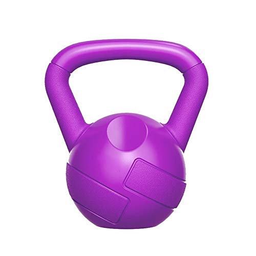 Kettlebells AGYH Rosa Púrpura Pesas Rusas, Mujeres De La Pérdida De Peso Formación De Maquinaria En Gimnasio En Casa Yoga Pilates Ejercicio, Silent Antideslizante, 5 LB / 2,3 Kg (Color : Purple)