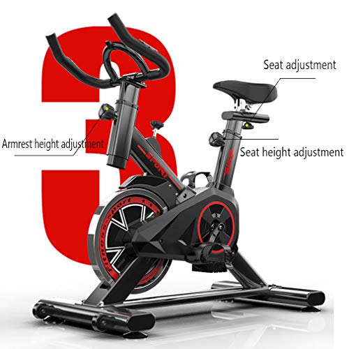 Keumer Fitness Interior Ciclismo Bicicleta Estacionaria, Reposabrazos De Asiento Ajustables, Bicicletas Deportivas con para Resistencia Estable Y Pérdida De Peso, Equipos De Gimnasia para Interiores