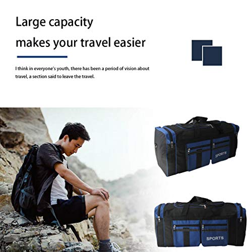 kexinda De Gran Capacidad de Bolsa de Viaje de múltiples Bolsillos con Cremallera Bolsa Gym Fitness Sports Duffel Equipaje Bolsa de Viaje Bolsa de Deporte Duradero