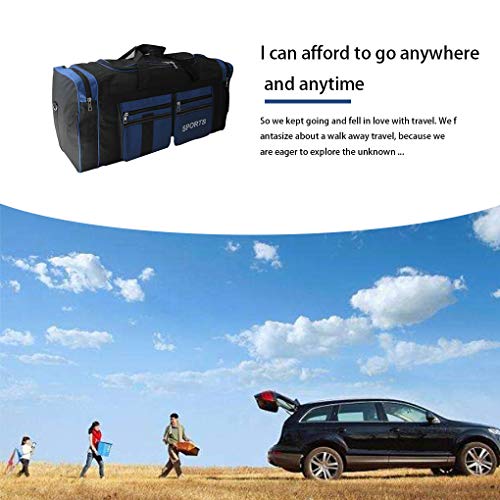 kexinda De Gran Capacidad de Bolsa de Viaje de múltiples Bolsillos con Cremallera Bolsa Gym Fitness Sports Duffel Equipaje Bolsa de Viaje Bolsa de Deporte Duradero kexinda De Gran Capacidad de Bolsa de Viaje de múltiples Bolsillos con Cremallera Bolsa Gym Fitness Sports Duffel Equipaje Bolsa de Viaje Bolsa de Deporte Duradero