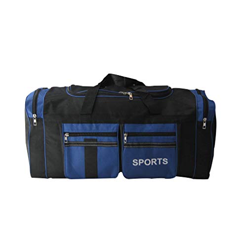 kexinda De Gran Capacidad de Bolsa de Viaje de múltiples Bolsillos con Cremallera Bolsa Gym Fitness Sports Duffel Equipaje Bolsa de Viaje Bolsa de Deporte Duradero