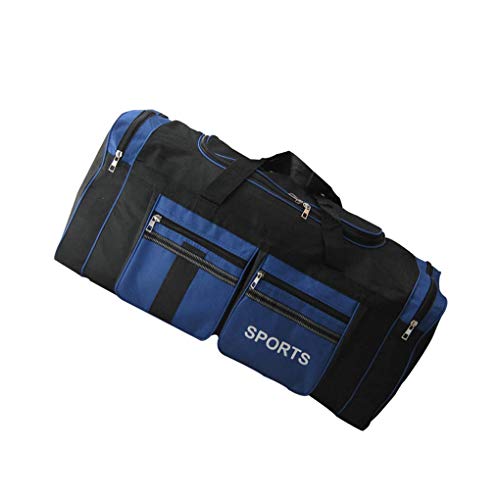 kexinda De Gran Capacidad de Bolsa de Viaje de múltiples Bolsillos con Cremallera Bolsa Gym Fitness Sports Duffel Equipaje Bolsa de Viaje Bolsa de Deporte Duradero