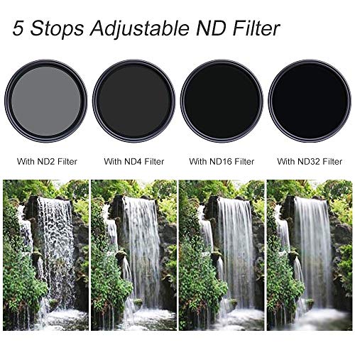 K&F Concept Filtro ND 72mm Nano Slim Filtro Neutro de Colores ND2-ND32 Filtro de Lente Ajustable ND2 ND4 ND8 ND16 ND32 K&F Concept Filtro ND 72mm Nano Slim Filtro Neutro de Colores ND2-ND32 Filtro de Lente Ajustable ND2 ND4 ND8 ND16 ND32