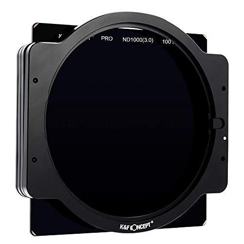 K&F Concept ND1000 - Juego Filtros ND Cuadrados de Cristal óptico ND1000 100x100mm, 10 Pasos, Incluye 1 Caja/ 1 Portafiltros/ 8 Kit Anillo de Filtro y Funda de Cuero K&F Concept ND1000 - Juego Filtros ND Cuadrados de Cristal óptico ND1000 100x100mm, 10 Pasos, Incluye 1 Caja/ 1 Portafiltros/ 8 Kit Anillo de Filtro y Funda de Cuero