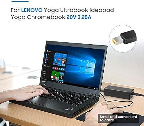 KFD 65W Adaptador Cargador portátil para Lenovo Yoga 11 11s 13 2 Pro Yoga 300-11IBR g50 80 ADLX65NCC3A Flex 14 15 IdeaPad 500 500s 300-15ISK ISE ThinkPad Helix X240 T440 Thinkpad X1 Carbon 20V 3.25A