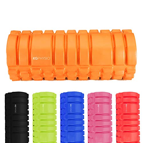 KG Physio Foam Roller - Rodillo Masaje Muscular para Piernas, Espalda y Brazos - Rulo Masaje Muscular Ultraligero Esencial para Liberar Tensiones Musculares - 33x12cm Rodillo Pilates KG Physio Foam Roller - Rodillo Masaje Muscular para Piernas, Espalda y Brazos - Rulo Masaje Muscular Ultraligero Esencial para Liberar Tensiones Musculares - 33x12cm Rodillo Pilates