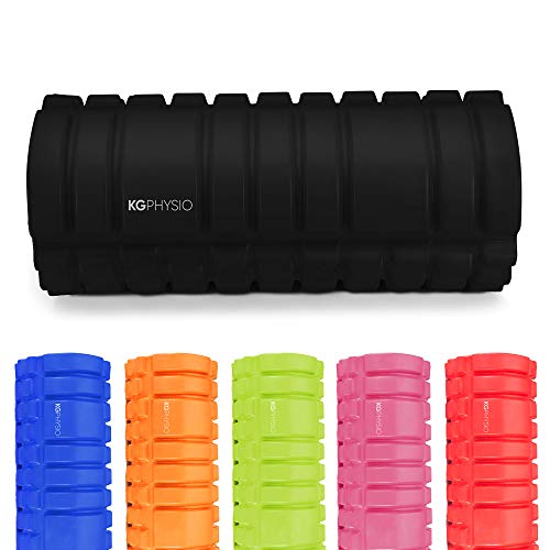 KG Physio Foam Roller - Rodillo Masaje Muscular para Piernas, Espalda y Brazos - Rulo Masaje Muscular Ultraligero Esencial para Liberar Tensiones Musculares - 33x12cm Rodillo Pilates KG Physio Foam Roller - Rodillo Masaje Muscular para Piernas, Espalda y Brazos - Rulo Masaje Muscular Ultraligero Esencial para Liberar Tensiones Musculares - 33x12cm Rodillo Pilates