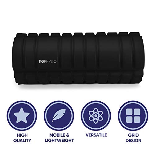 KG Physio Foam Roller - Rodillo Masaje Muscular para Piernas, Espalda y Brazos - Rulo Masaje Muscular Ultraligero Esencial para Liberar Tensiones Musculares - 33x12cm Rodillo Pilates KG Physio Foam Roller - Rodillo Masaje Muscular para Piernas, Espalda y Brazos - Rulo Masaje Muscular Ultraligero Esencial para Liberar Tensiones Musculares - 33x12cm Rodillo Pilates