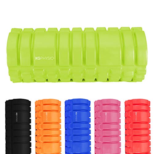 KG Physio Foam Roller - Rodillo Masaje Muscular para Piernas, Espalda y Brazos - Rulo Masaje Muscular Ultraligero Esencial para Liberar Tensiones Musculares - 33x12cm Rodillo Pilates KG Physio Foam Roller - Rodillo Masaje Muscular para Piernas, Espalda y Brazos - Rulo Masaje Muscular Ultraligero Esencial para Liberar Tensiones Musculares - 33x12cm Rodillo Pilates