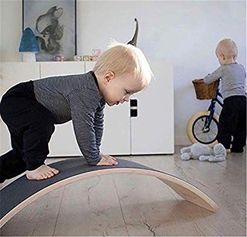 Khosd Balance Board Wobble Tabla De Equilibrio De Madera Fitness Indoor Board,para Mejorar Fuerza Núcleo Y Habilidades,con Superficie Antideslizante, Gris Khosd Balance Board Wobble Tabla De Equilibrio De Madera Fitness Indoor Board,para Mejorar Fuerza Núcleo Y Habilidades,con Superficie Antideslizante, Gris