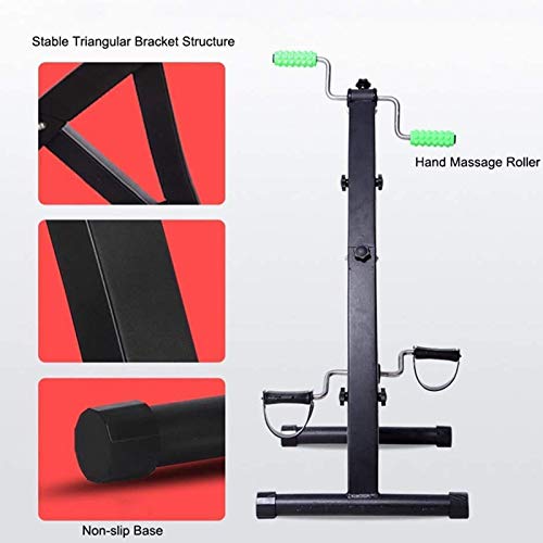 KHXJYC MáQuina De RehabilitacióN De Bicicleta con Pedal De Ejercicio, Bicicleta De RehabilitacióN De Extremidades Superiores E Inferiores De Peso Medio, Equipo De Entrenamiento para