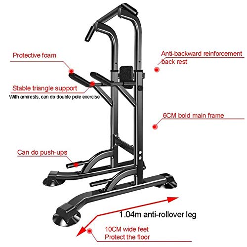 KHXJYC Torre De EnergíA Multifuncional/Mesa De InmersióN, EstacióN De Entrenamiento De InmersióN, Soporte Paralelo, Varilla De TraccióN Superior para El Hogar, MáXimo 400 Kg