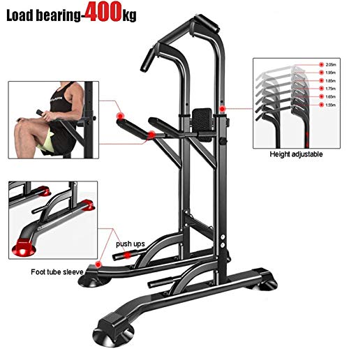 KHXJYC Torre De EnergíA Multifuncional/Mesa De InmersióN, EstacióN De Entrenamiento De InmersióN, Soporte Paralelo, Varilla De TraccióN Superior para El Hogar, MáXimo 400 Kg