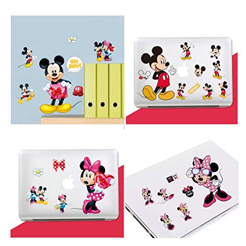 Kibi Pegatinas Infantiles Pared Minnie Pegatinas Decorativas Pared mickey Mouse Stickers Pared Mickey Dormitorio Calcomanias para Niños Pared Calcomanias Mickey