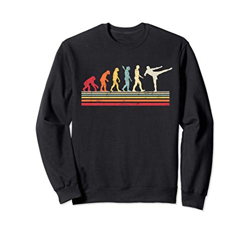 Kick Boxing Evolution of Man Vintage Retro Women Gift Sudadera Kick Boxing Evolution of Man Vintage Retro Women Gift Sudadera