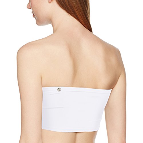 kidneykaren Basic Mujer Mini de Tube hüftwärmer, Mujer, Mini-Tube, Blanco, Small