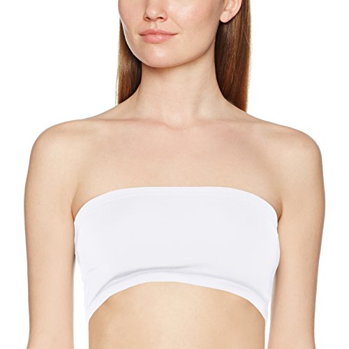 kidneykaren Basic Mujer Mini de Tube hüftwärmer, Mujer, Mini-Tube, Blanco, Small