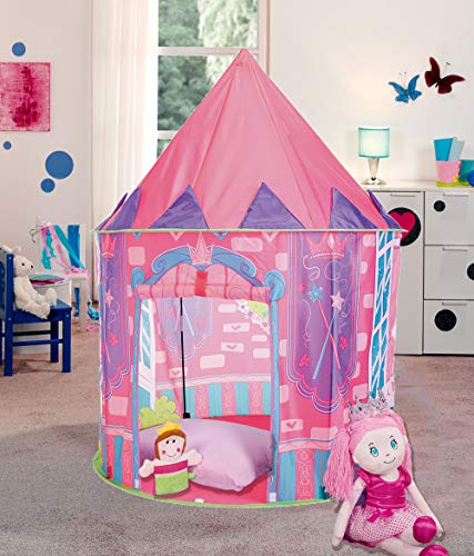 Kidodo Cabaña Infantil Princesa Interior Tienda para Niños Pop Up Carpa Plegable Juego de Castillo