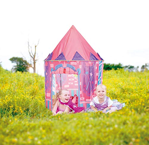 Kidodo Cabaña Infantil Princesa Interior Tienda para Niños Pop Up Carpa Plegable Juego de Castillo