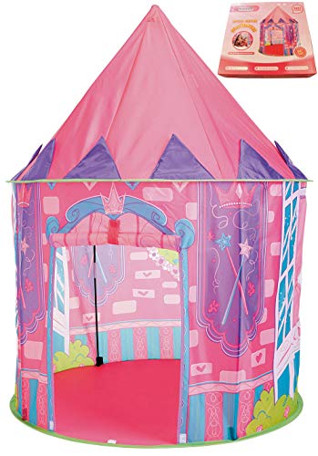 Kidodo Cabaña Infantil Princesa Interior Tienda para Niños Pop Up Carpa Plegable Juego de Castillo