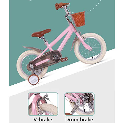 Kids Bikes Bicicleta Infantil Chico 14 16 18in con Ruedas De Entrenamiento Freno En V Niña Princesa 3 4 7 Años Ajustable Bicicleta para Niños Color Múltiple con Cesta(Size:14in,Color:Amarillo) Kids Bikes Bicicleta Infantil Chico 14 16 18in con Ruedas De Entrenamiento Freno En V Niña Princesa 3 4 7 Años Ajustable Bicicleta para Niños Color Múltiple con Cesta(Size:14in,Color:Amarillo)