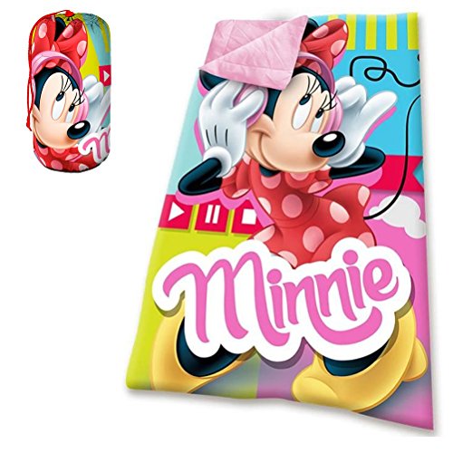 Kids Euroswan Saco De Dormir con DiseƱo Minnie, PoliƩster, Rosa, 16x23x36 cm Kids Euroswan Saco De Dormir con DiseƱo Minnie, PoliƩster, Rosa, 16x23x36 cm