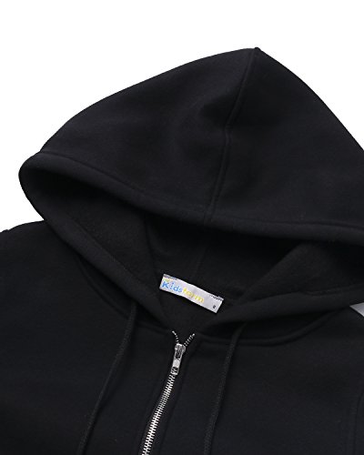 Kidsform Sudadera con Capucha para Mujer Sudadera con Capucha de Otoño Sudadera con Bolsillo Hoodie E-Negro L Kidsform Sudadera con Capucha para Mujer Sudadera con Capucha de Otoño Sudadera con Bolsillo Hoodie E-Negro L