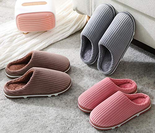 KIKIGO Zapatilla casa Hombre,Zapatos caseros de algodón de Suela Gruesa para Hombres, Zapatillas con Forro de Felpa Antideslizante.-Gris_44 KIKIGO Zapatilla casa Hombre,Zapatos caseros de algodón de Suela Gruesa para Hombres, Zapatillas con Forro de Felpa Antideslizante.-Gris_44