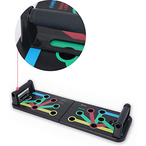 KIKILIVE 9 en 1 Push Up Rack Board,Ejercicio Multifunción Entrenamiento Muscular, Plegable Push Up Tabla Board Fitness Entrenamiento Gimnasio Ejercicio Stands para el Aptitud KIKILIVE 9 en 1 Push Up Rack Board,Ejercicio Multifunción Entrenamiento Muscular, Plegable Push Up Tabla Board Fitness Entrenamiento Gimnasio Ejercicio Stands para el Aptitud