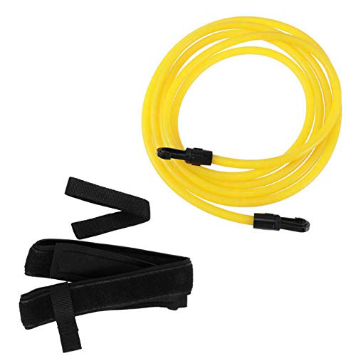 KIKILIVE Cinturón de natación para Exteriores, cinturón de Entrenamiento de natación, cinturón de Resistencia para natación, Cuerda elástica Duradera para Entrenamiento de Piscina KIKILIVE Cinturón de natación para Exteriores, cinturón de Entrenamiento de natación, cinturón de Resistencia para natación, Cuerda elástica Duradera para Entrenamiento de Piscina