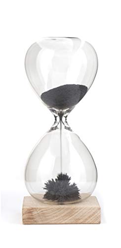 Kikkerland - Reloj de arena magnético, marrón, 16.5 x 7.1 x 7.1 cm Kikkerland - Reloj de arena magnético, marrón, 16.5 x 7.1 x 7.1 cm