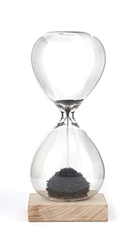 Kikkerland - Reloj de arena magnético, marrón, 16.5 x 7.1 x 7.1 cm Kikkerland - Reloj de arena magnético, marrón, 16.5 x 7.1 x 7.1 cm