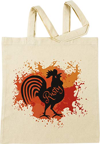Kilauea Rusty Volcano Lava Rooster - Rusty Lava Rooster Beige Bolsa De Compras Kilauea Rusty Volcano Lava Rooster - Rusty Lava Rooster Beige Bolsa De Compras