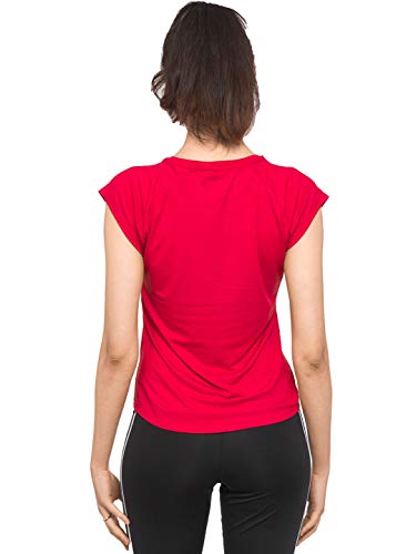 Killer Whale Camiseta Deportiva Todo técnico para Mujer (Rojo, M)