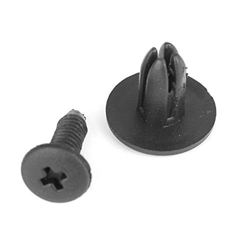 KIMISS 100 unids Remaches de plástico del coche 6mm Diámetro del agujero Sujetador Guardabarros Parachoques Push Pin Clip AP KIMISS 100 unids Remaches de plástico del coche 6mm Diámetro del agujero Sujetador Guardabarros Parachoques Push Pin Clip AP