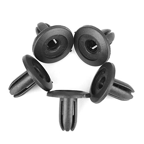 KIMISS 100 unids Remaches de plástico del coche 6mm Diámetro del agujero Sujetador Guardabarros Parachoques Push Pin Clip AP KIMISS 100 unids Remaches de plástico del coche 6mm Diámetro del agujero Sujetador Guardabarros Parachoques Push Pin Clip AP